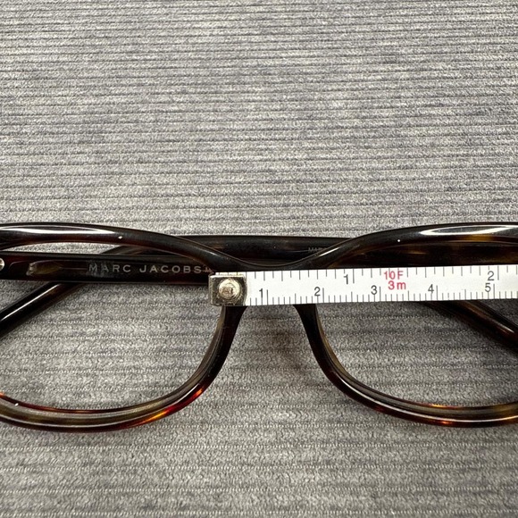 Marc Jacobs MARC 72 086 140  Havana Tortoise Rectangular Y2k Eyeglasses Frames - Picture 12 of 15